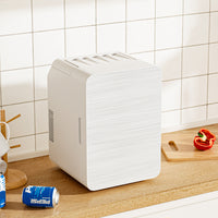 White 10L Dual-Use Mini Refrigerator