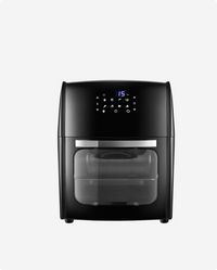 12L Black Air Fryer with Rotisserie Basket