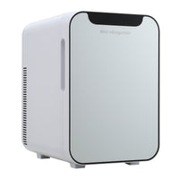 16L Dual-Use Mini Refrigerator with Glass Door
