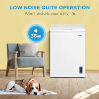COMFEE 99L Freestanding Chest Freezer with Digital Temperature Control